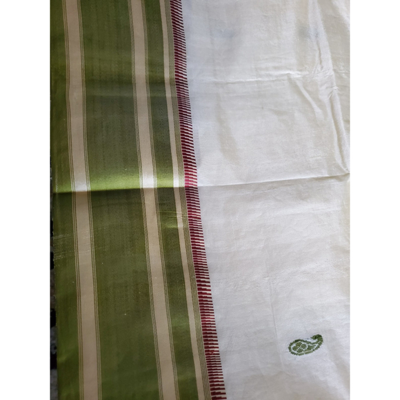 New Women Pure Gorod Silk Saree Handloom Festive Wedding - Picture 9 of 11